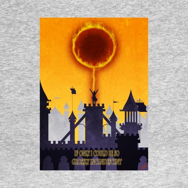 Praise the Sun Silhouette Piece by Art of Arklin